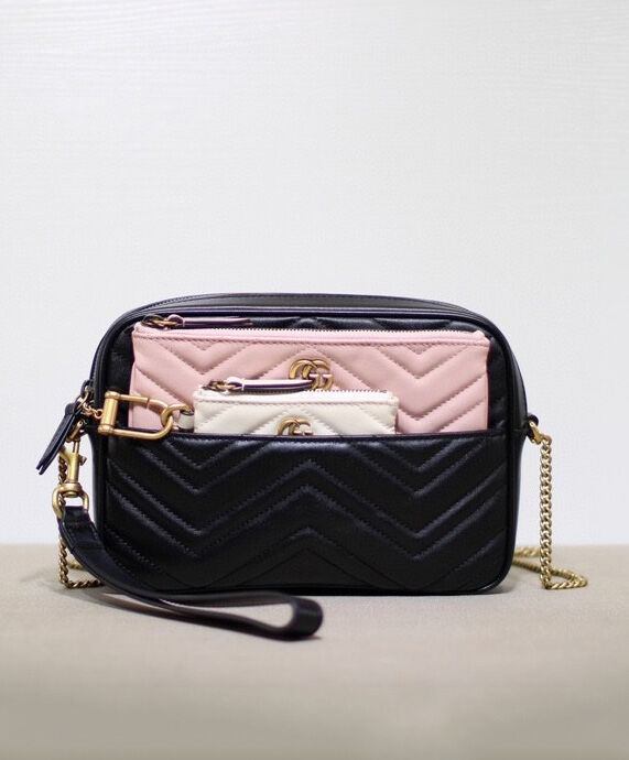 Gucci Double G Multi-use Mini Bag 699758 Black